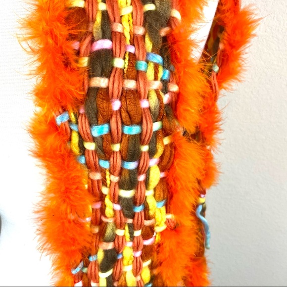 Colorful Kolob Hand Made Scarf - Picture 5 of 7